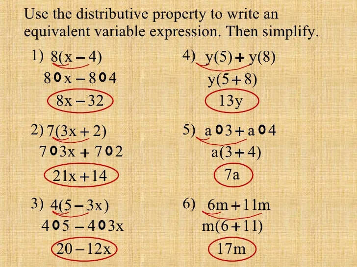 apply the distributive property to create an equivalent expression calculator use the distributive property to create an equivalent expression to 9x + 21